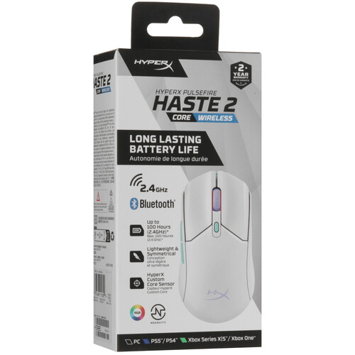 Купить Мышь беспроводная HyperX Pulsefire Haste 2 Core  9197057. Характеристики, отзывы и цены в Донецке
