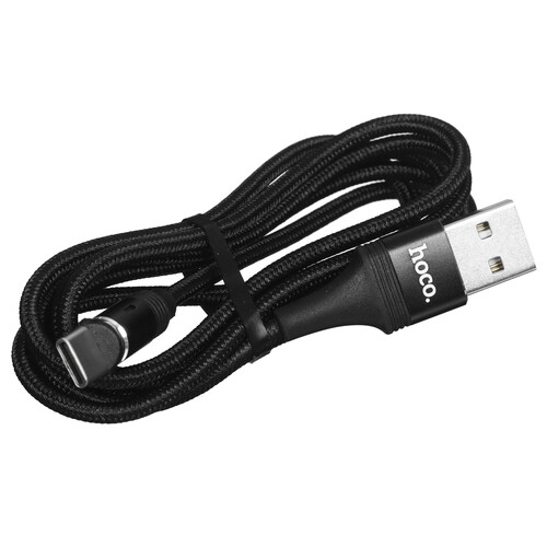 Купить Кабель круглый Hoco USB Type-C - USB 2.0 Type-A черный 1.2 м  5459834. Характеристики, отзывы и цены в Донецке