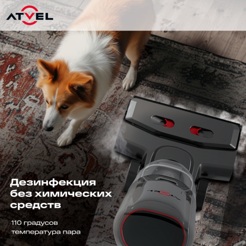 Купить Паровой пылесос вертикальный   Atvel F40 Steam  серый  9246008. Характеристики, отзывы и цены в Донецке