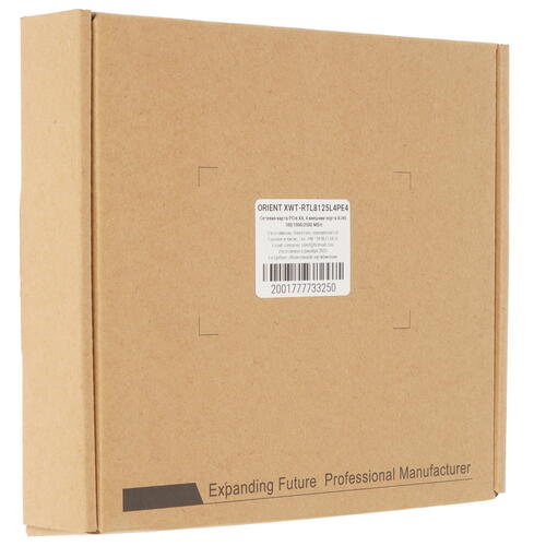 Купить Сетевая карта ORIENT XWT-RTL8125L4PE4  9090039. Характеристики, отзывы и цены в Донецке