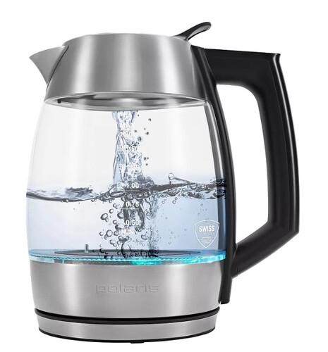Купить Электрочайник Polaris PWK 1841CGLD WIFI IQ Home серебристый  9153668. Характеристики, отзывы и цены в Донецке