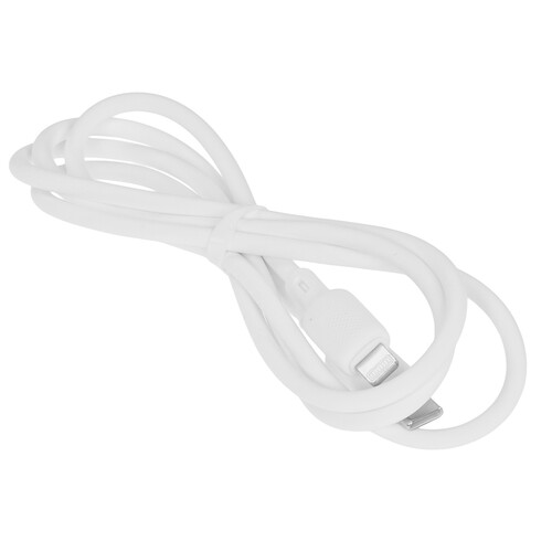 Купить Кабель круглый Borofone Lightning 8-pin - USB Type-C белый 1 м  9244374. Характеристики, отзывы и цены в Донецке