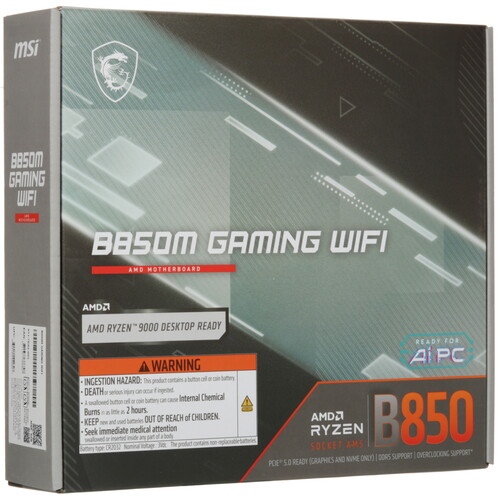 Купить Материнская плата MSI B850M GAMING WIFI  5636400. Характеристики, отзывы и цены в Донецке