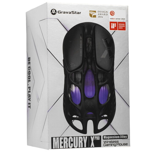 Купить Мышь беспроводная/проводная GravaStar Mercury X Pro Galaxy Black  9276745. Характеристики, отзывы и цены в Донецке