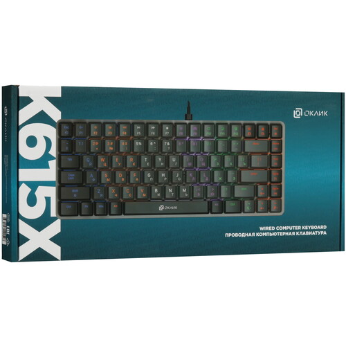 Купить Клавиатура  проводная Oklick K615X  5492525. Характеристики, отзывы и цены в Донецке
