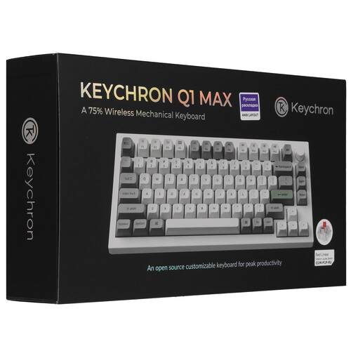 Купить Клавиатура  проводная + беспроводная Keychron Q1 Max  9310649. Характеристики, отзывы и цены в Донецке