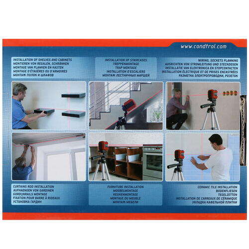 Купить Лазерный нивелир Condtrol QB promo  + лазерный дальномер Condtrol Vector 30  5083126. Характеристики, отзывы и цены в Донецке