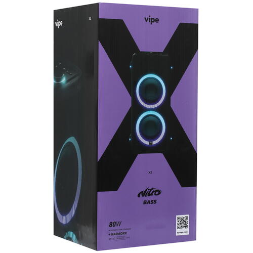 Купить Портативная аудиосистема Vipe NITRO X5, черный  5048214. Характеристики, отзывы и цены в Донецке