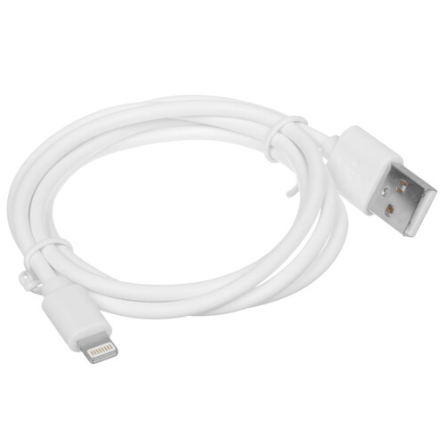 Купить Кабель круглый Aceline Lightning 8-pin - USB 2.0 Type-A белый 1 м  9206141. Характеристики, отзывы и цены в Донецке