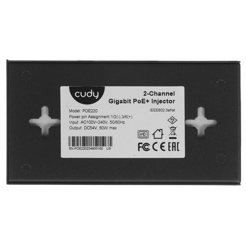 Купить Инжектор PoE Cudy POE220  9046096. Характеристики, отзывы и цены в Донецке