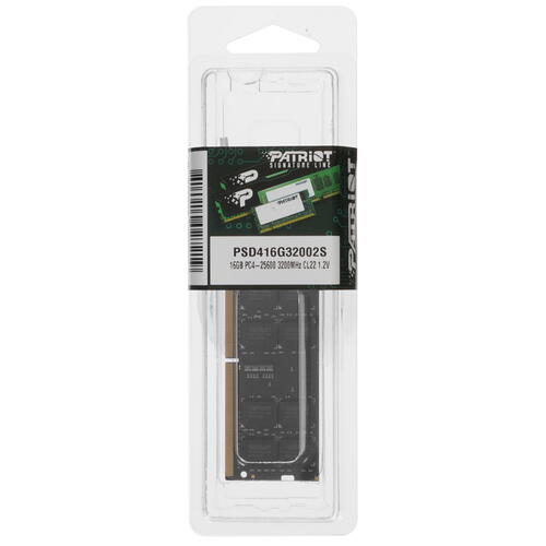 Купить Оперативная память SODIMM Patriot Signature Line [PSD416G32002S] 16 ГБ  1697779. Характеристики, отзывы и цены в Донецке