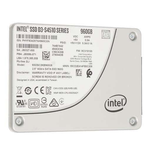 Купить 960 ГБ Серверный SSD накопитель Intel D3-S4510 Series [SSDSC2KB960G801]  1288391. Характеристики, отзывы и цены в Донецке