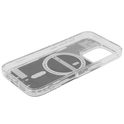 Купить Накладка  Spigen Ultra Hybrid MagSafe для Apple iPhone 16 Pro серый/прозрачный  5614014. Характеристики, отзывы и цены в Донецке