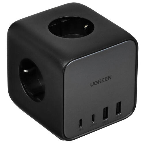 Купить Сетевой фильтр Ugreen 65W DigiNest Cube черный  5415868. Характеристики, отзывы и цены в Донецке