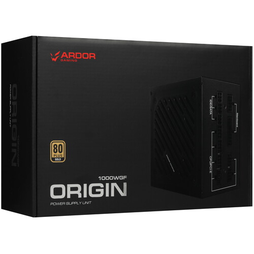 Купить Блок питания ARDOR GAMING ORIGIN 1000WGF  черный  5443944. Характеристики, отзывы и цены в Донецке