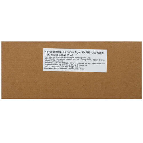 Купить Фотополимерная смола Tiger 3D ABS-Like Resin 10K  5622173. Характеристики, отзывы и цены в Донецке