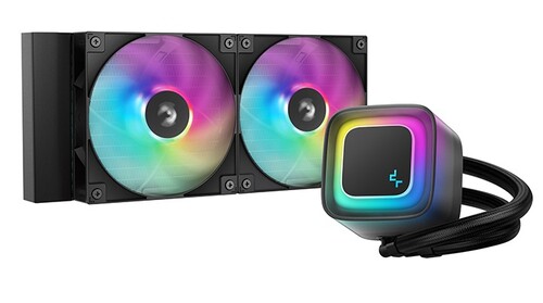 Купить Система охлаждения DEEPCOOL LE240 V2 черная  5619660. Характеристики, отзывы и цены в Донецке