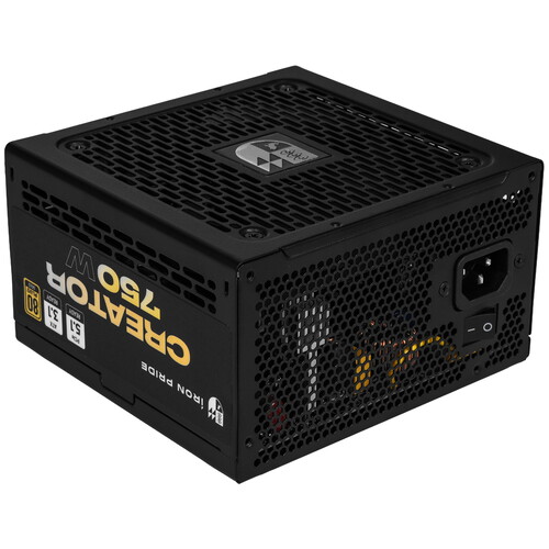 Купить Блок питания Iron Pride Creator 750W  9257866. Характеристики, отзывы и цены в Донецке