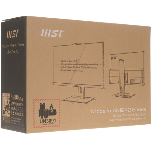 Купить 23.8" Моноблок MSI Modern AM242P 12M-698XRU  5616332. Характеристики, отзывы и цены в Донецке
