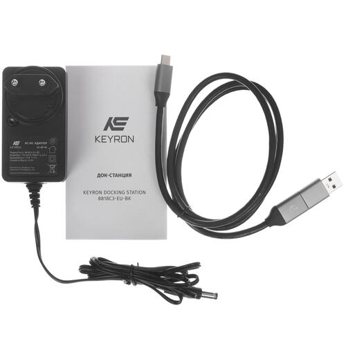Купить Док-станция для накопителей KEYRON 8818C3  5411260. Характеристики, отзывы и цены в Донецке