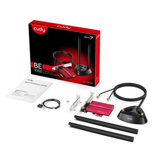 Купить Wi-Fi адаптер + Bluetooth Cudy WE9300S  5632262. Характеристики, отзывы и цены в Донецке