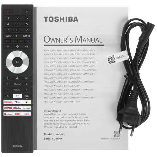 Купить 55" (139 см) Телевизор Toshiba 55M450RE серый  9308845. Характеристики, отзывы и цены в Донецке