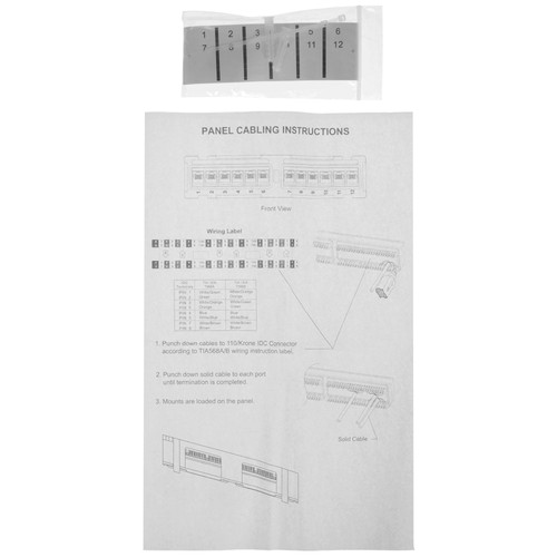 Купить Патч-панель Lanmaster TWT-PP12UTP-H  8160374. Характеристики, отзывы и цены в Донецке