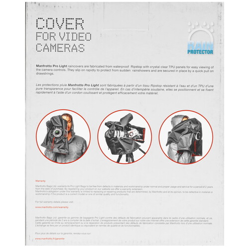 Купить Мягкий чехол Manfrotto Video Raincover черный  9131997. Характеристики, отзывы и цены в Донецке