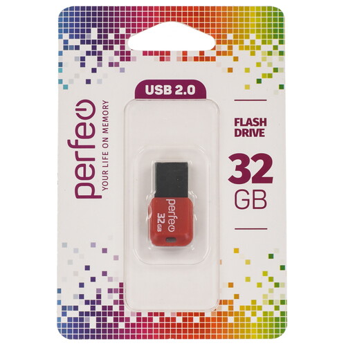 Купить Память USB Flash 32 ГБ Perfeo M02 [PF-M02B032]  9209102. Характеристики, отзывы и цены в Донецке