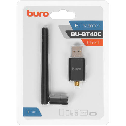 Купить Bluetooth адаптер Buro BU-BT40С  1668921. Характеристики, отзывы и цены в Донецке