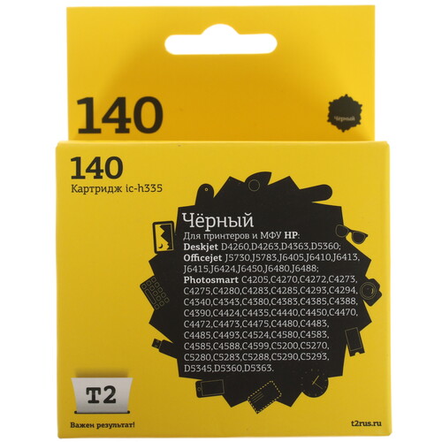 Купить Картридж T2 №140 черный  4850604. Характеристики, отзывы и цены в Донецке