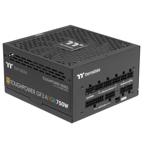 Купить Блок питания Thermaltake  Toughpower GF3 ARGB 750W Gold - TT Premium Edition [PS-TPD-0750F4FAGE-1] черный  5455407. Характеристики, отзывы и цены в Донецке