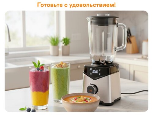 Купить Блендер стационарный GARLYN X-1000 серый  9308026. Характеристики, отзывы и цены в Донецке