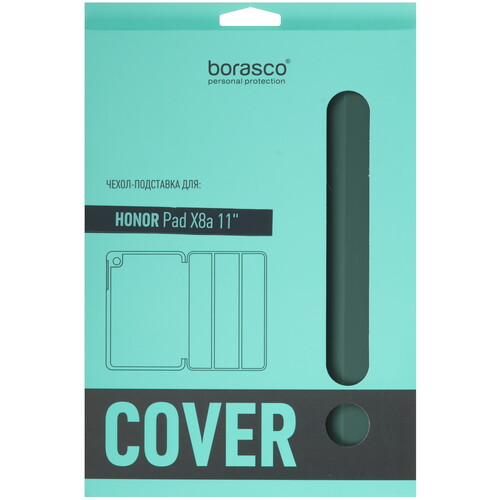 Купить Чехол-книжка BoraSCO для HONOR Pad X8a зеленый  5497312. Характеристики, отзывы и цены в Донецке