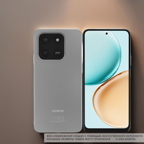 Купить 6.77" Смартфон HONOR X7d 128 ГБ серый  5636936. Характеристики, отзывы и цены в Донецке