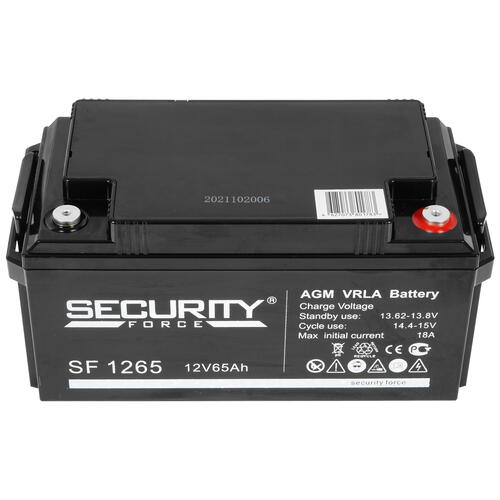 Купить Аккумуляторная батарея для ИБП SECURITY FORCE SF 1265  4896288. Характеристики, отзывы и цены в Донецке