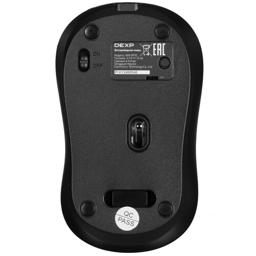 Купить Мышь беспроводная DEXP WM-M710  черный  9098633. Характеристики, отзывы и цены в Донецке