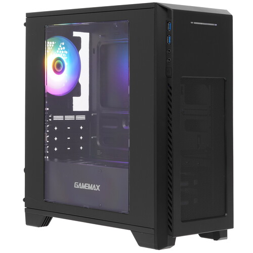 Купить Корпус GameMax H603-2U3 [H603-2U3] черный  5370907. Характеристики, отзывы и цены в Донецке