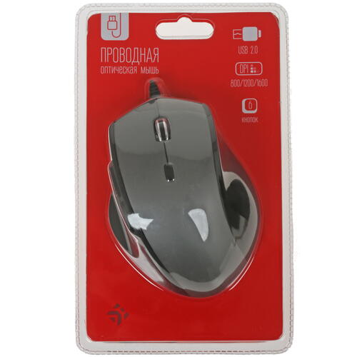 Купить Мышь проводная DEXP CM-106GU  серый  1012051. Характеристики, отзывы и цены в Донецке