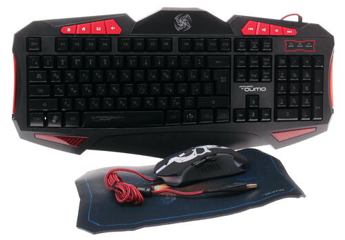 Купить Игровой набор Qumo Axe Strike черный  1081096. Характеристики, отзывы и цены в Донецке