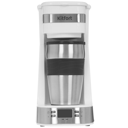Купить Кофеварка капельная Kitfort KT-7625 белый  9241116. Характеристики, отзывы и цены в Донецке