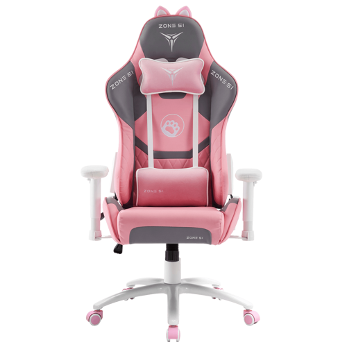 Купить Кресло игровое ZONE 51 KITTY MEOW Edition серый  9048605. Характеристики, отзывы и цены в Донецке