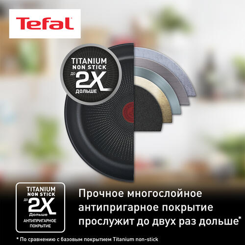 Купить Набор посуды Tefal Daily Cook G713SB45  1254824. Характеристики, отзывы и цены в Донецке