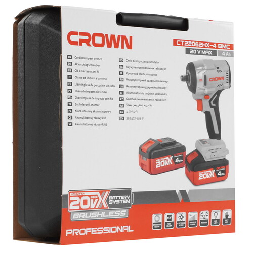 Купить Гайковерт CROWN CT22062HX-4 BMC  9288502. Характеристики, отзывы и цены в Донецке
