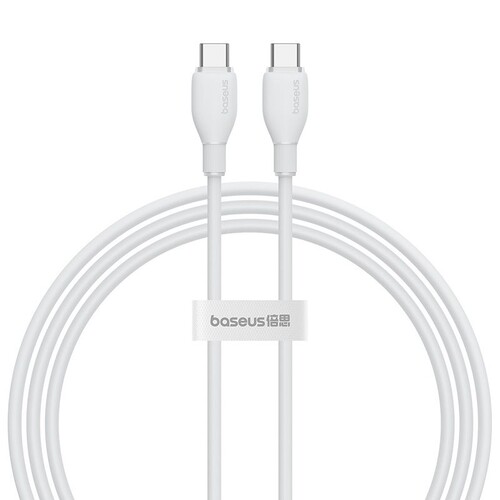 Купить Кабель круглый Baseus USB Type-C - USB Type-C белый 1.5 м  5627480. Характеристики, отзывы и цены в Донецке