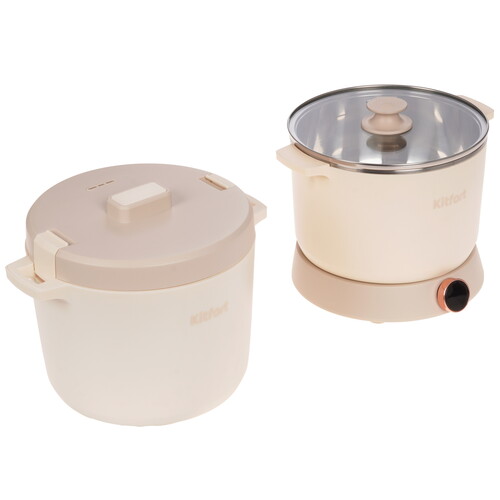 Купить Мультиварка Kitfort КТ-221 бежевый  9285153. Характеристики, отзывы и цены в Донецке