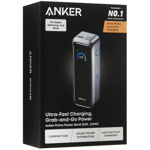 Купить Портативный аккумулятор Anker Prime A110B черный  5681062. Характеристики, отзывы и цены в Донецке