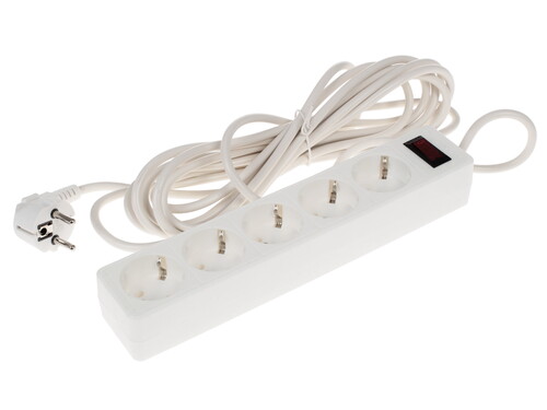 Купить Сетевой фильтр Defender ES 5 белый  1084596. Характеристики, отзывы и цены в Донецке