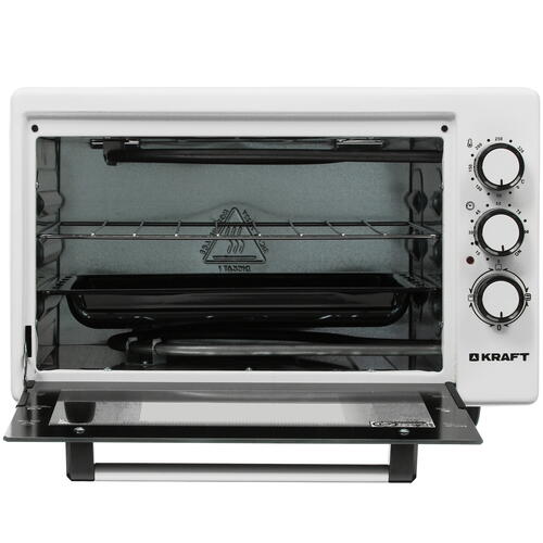 Купить Мини-печь Kraft KF-MO 3200 W белый  5333041. Характеристики, отзывы и цены в Донецке