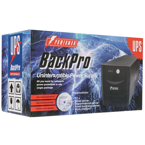 Купить ИБП Powerman Back Pro 1050 Plus  9908159. Характеристики, отзывы и цены в Донецке